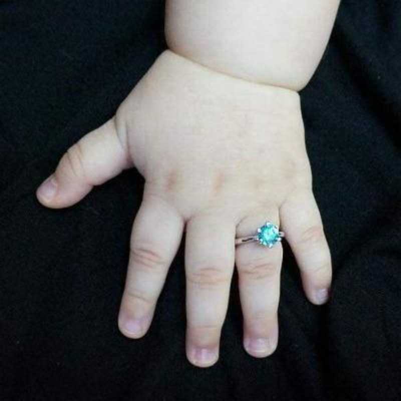 Children Solid 925 Sterling Silver Ring - The Sparkle Place