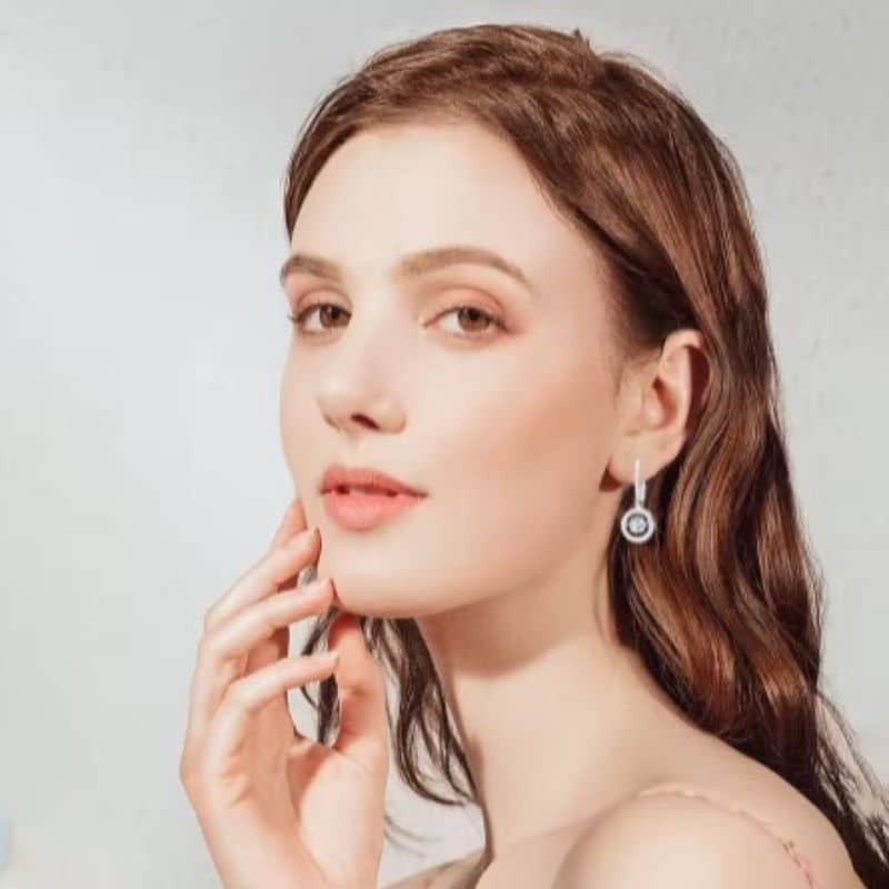 Dancing Moissanite 1-Carat Diamond Dangle Earrings - The Sparkle Place