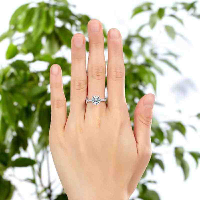 2 Carat 925 Sterling Silver Bridal Anniversary Engagement Ring - The Sparkle Place