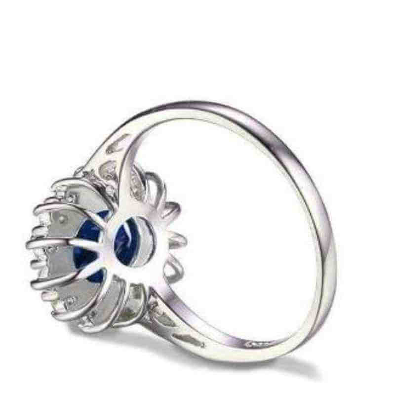 Princess Diana and Kate Sapphire Ring - The Sparkle Place