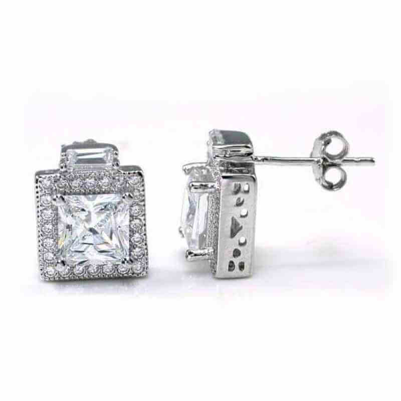 Vintage Style 925 Silver Earrings - The Sparkle Place